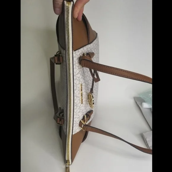 Michael Kors 3 SET Purse Tote Handbag Shoulder Bag Wallet Designer Matching - Picture 13 of 14